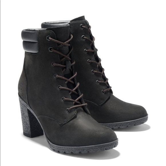 TIMBERLAND WOMENS TILLSTON LACE-UP BOOT - BLACK - Picture 7 of 10